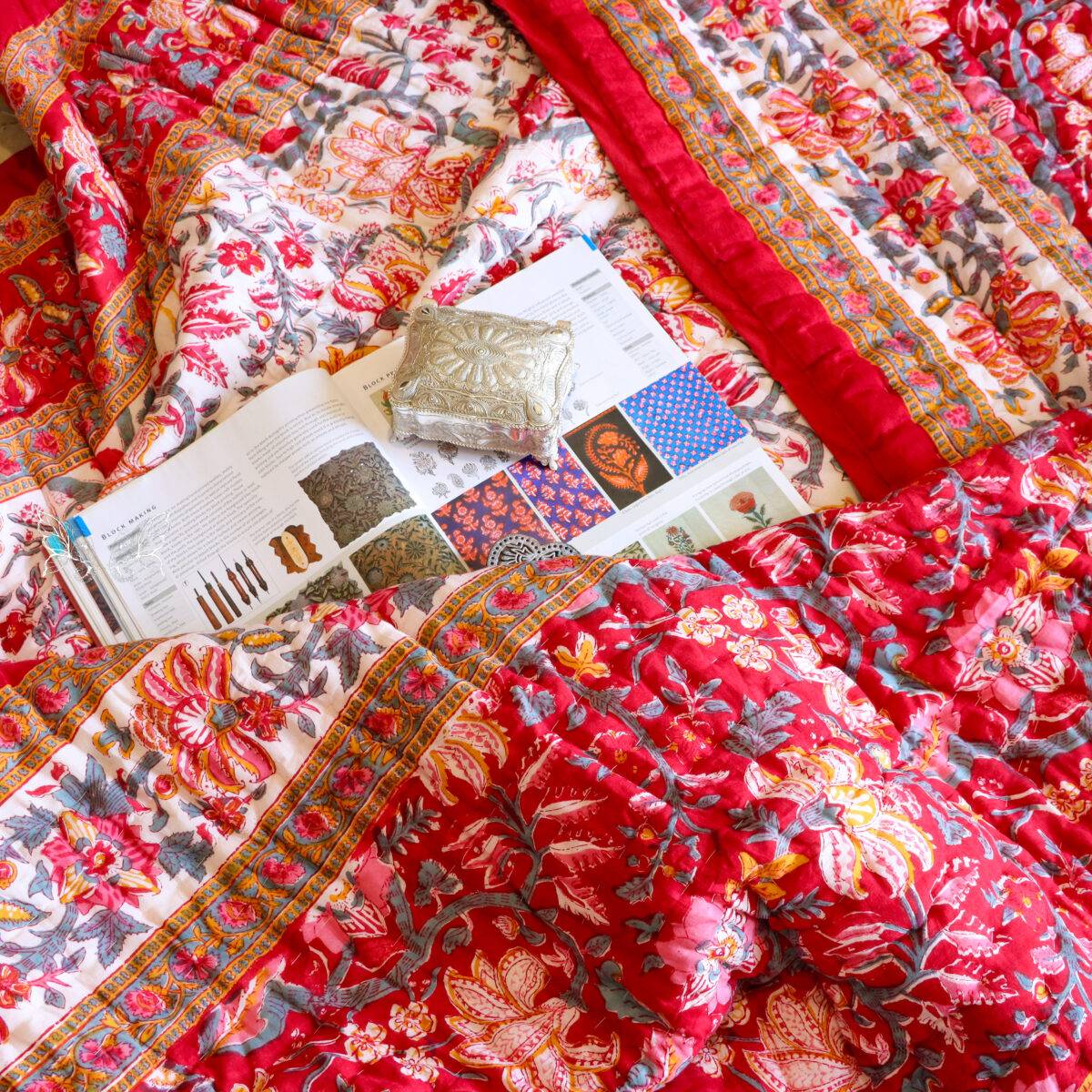 block print handmade quilts double red and white 4 scaled