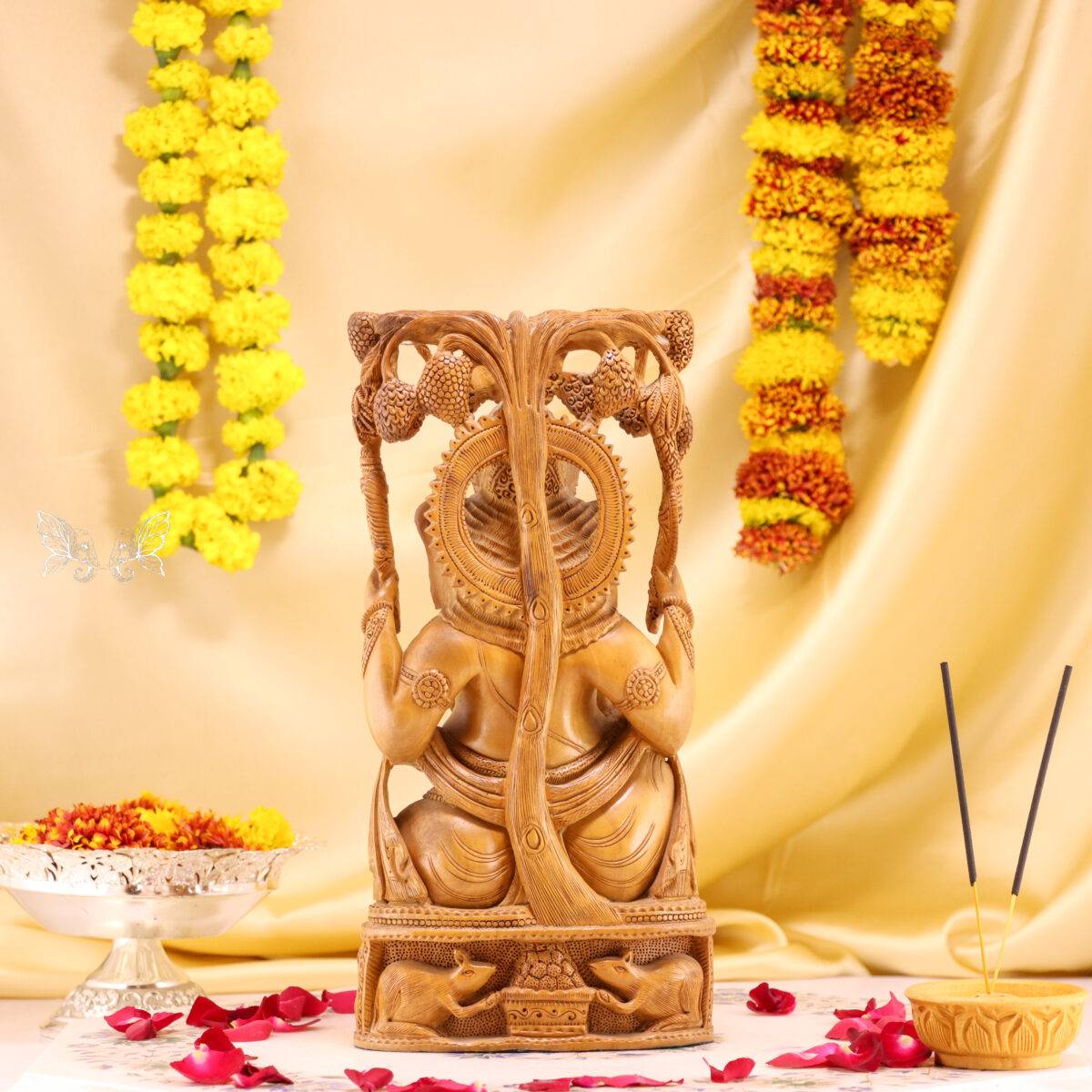wood carving ganesh 122 scaled