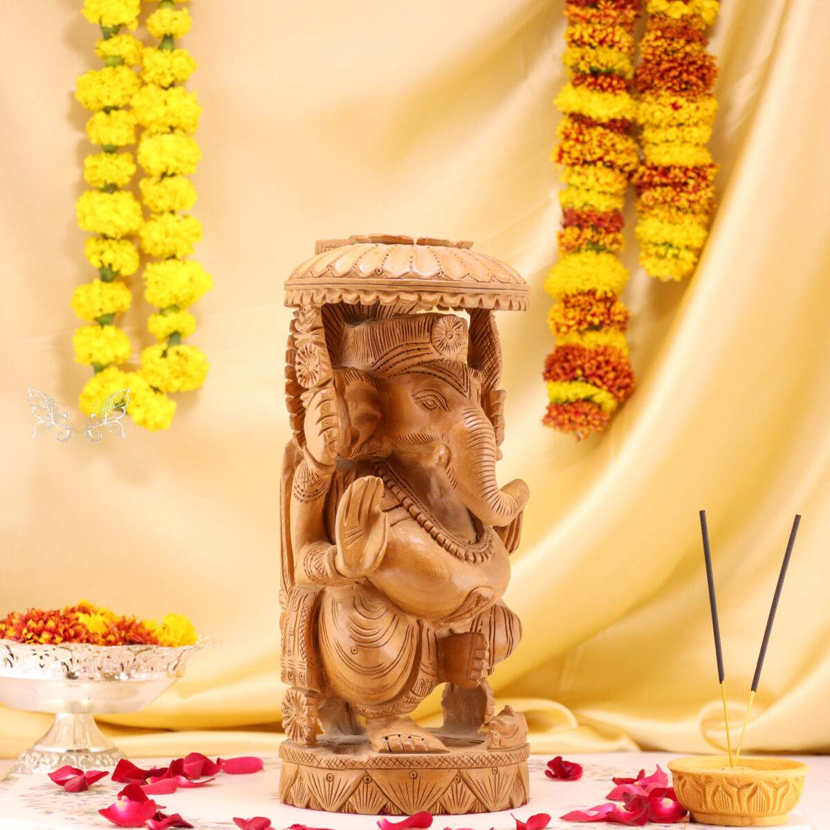 wood carving ganesh 135 scaled