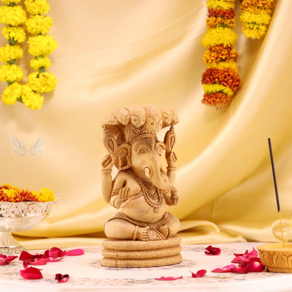 wood carving ganesh 163 scaled