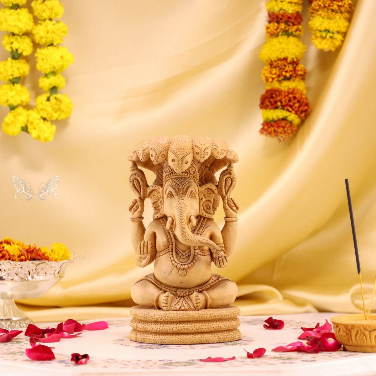 wood carving ganesh 164 scaled