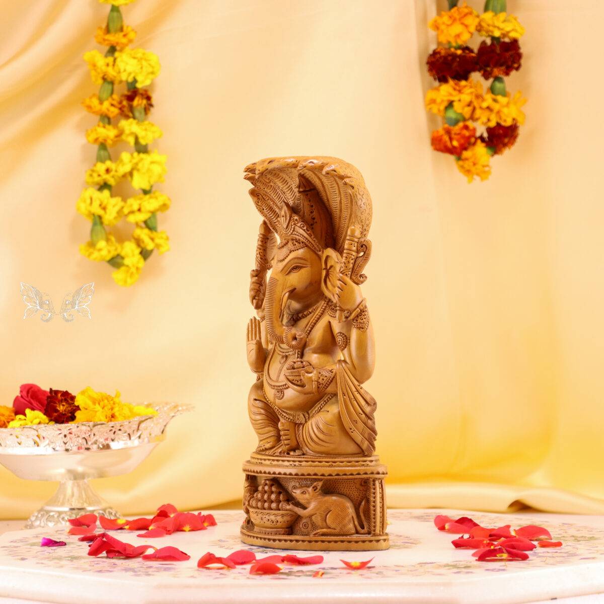 wood carving ganesh 165 scaled