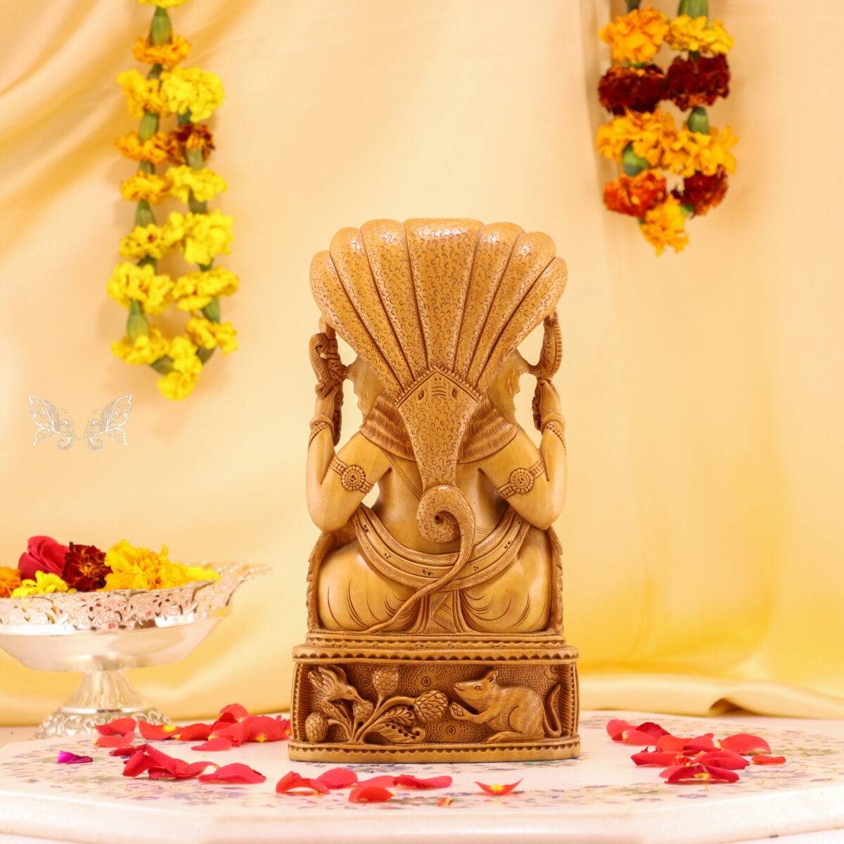 wood carving ganesh 166 scaled