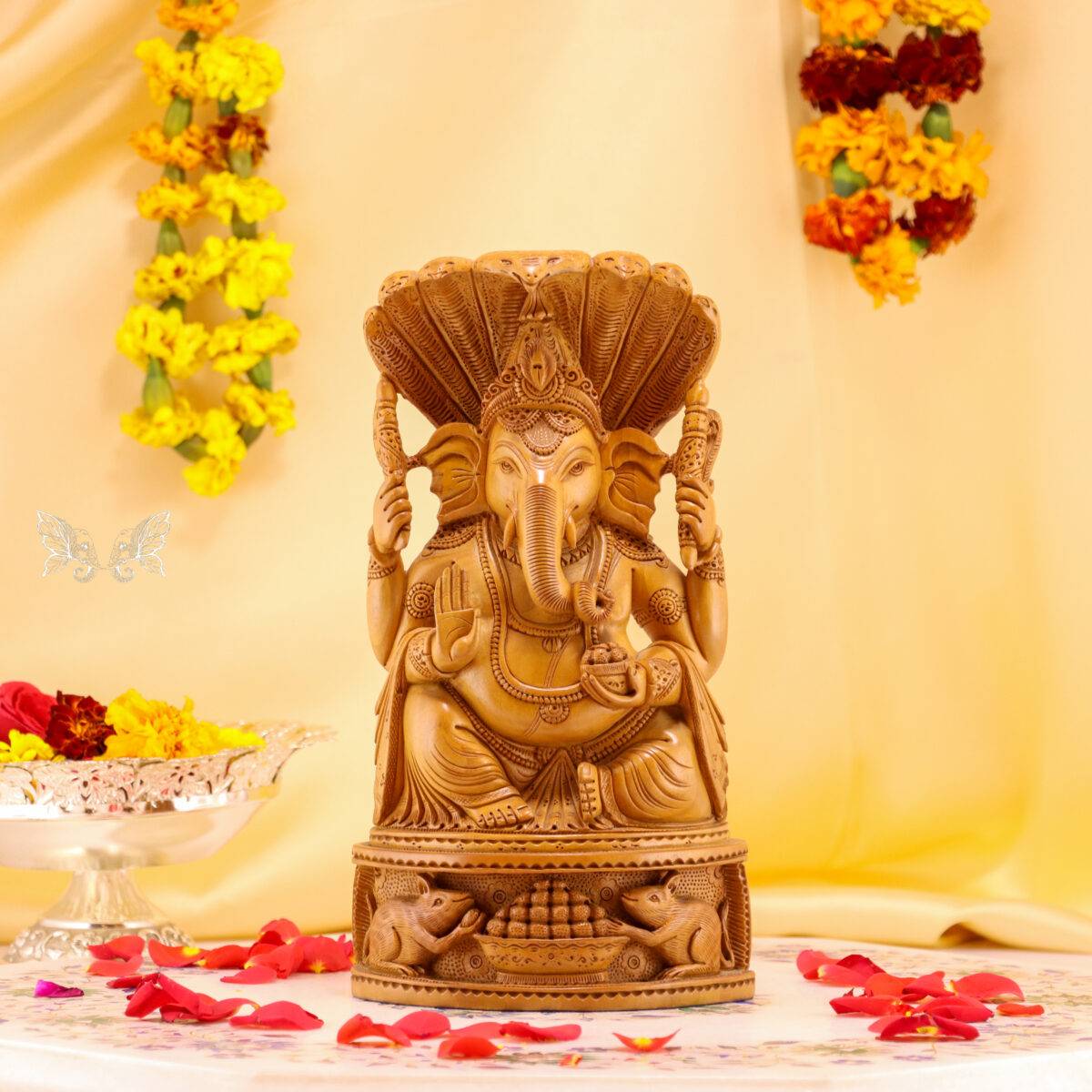 wood carving ganesh 168 scaled