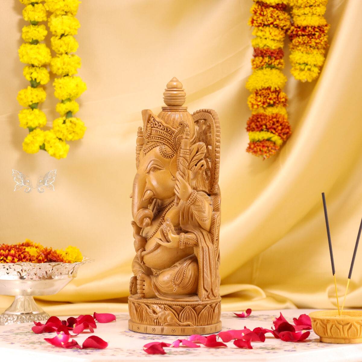wood carving ganesh 5 scaled