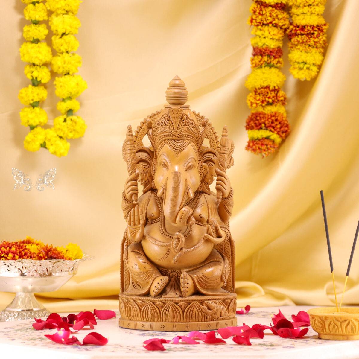 wood carving ganesh 8 scaled