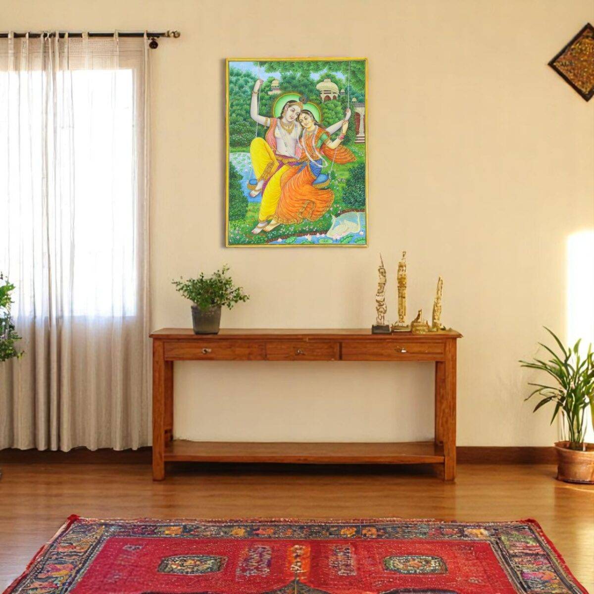 radha krishna painting