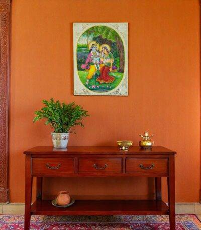 radha krishna painting