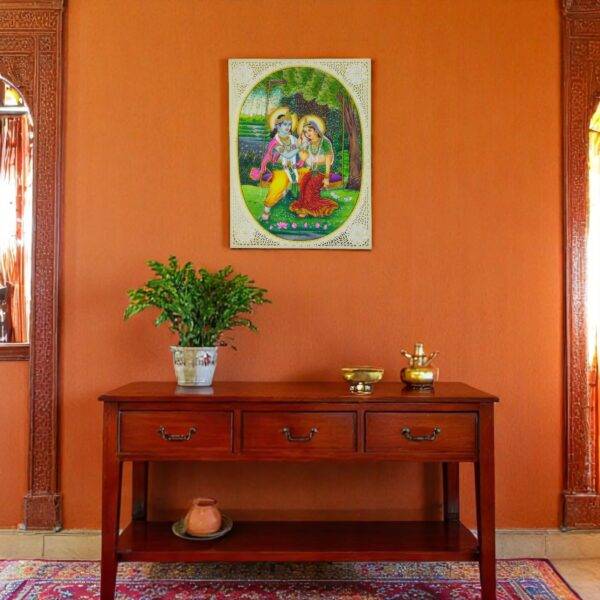 radha krishna painting