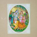 radha krishna painting
