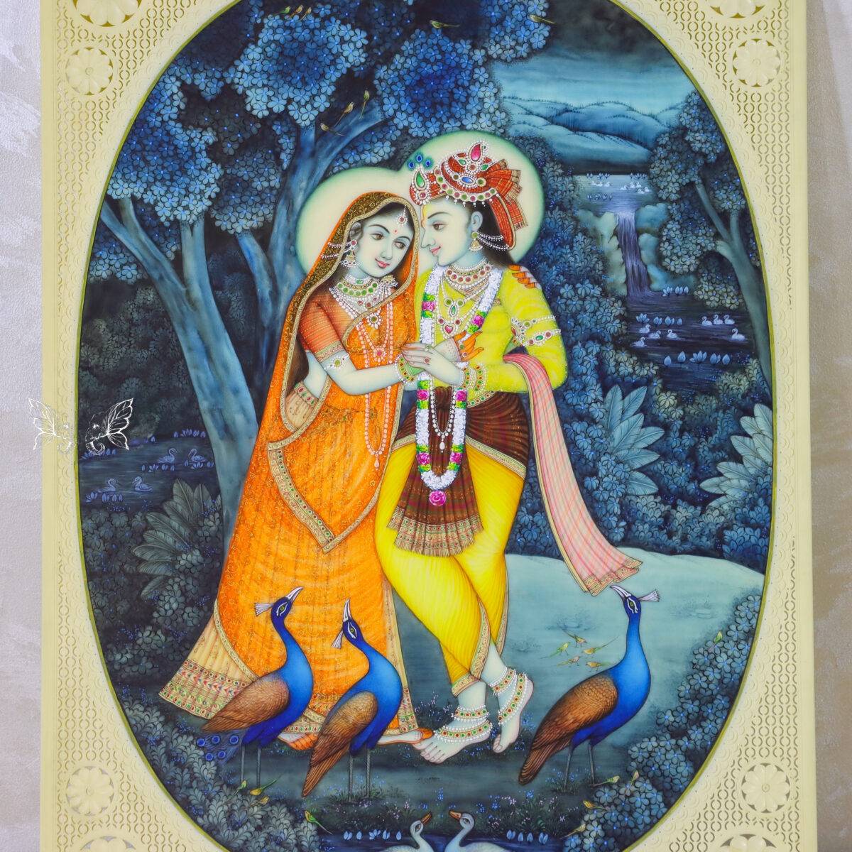 radha krishna painting 1 scaled