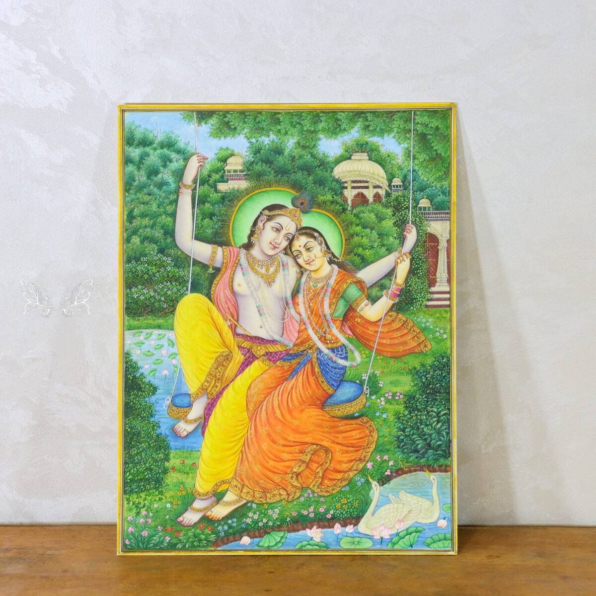 radha krishna painting 11 scaled