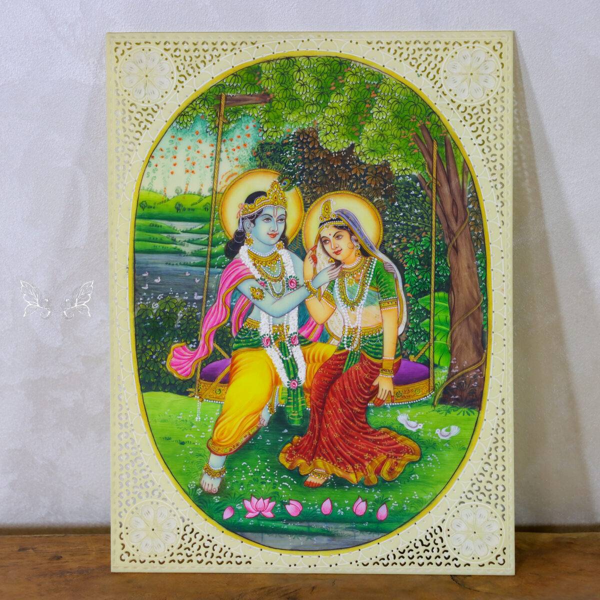 radha krishna painting 13 scaled
