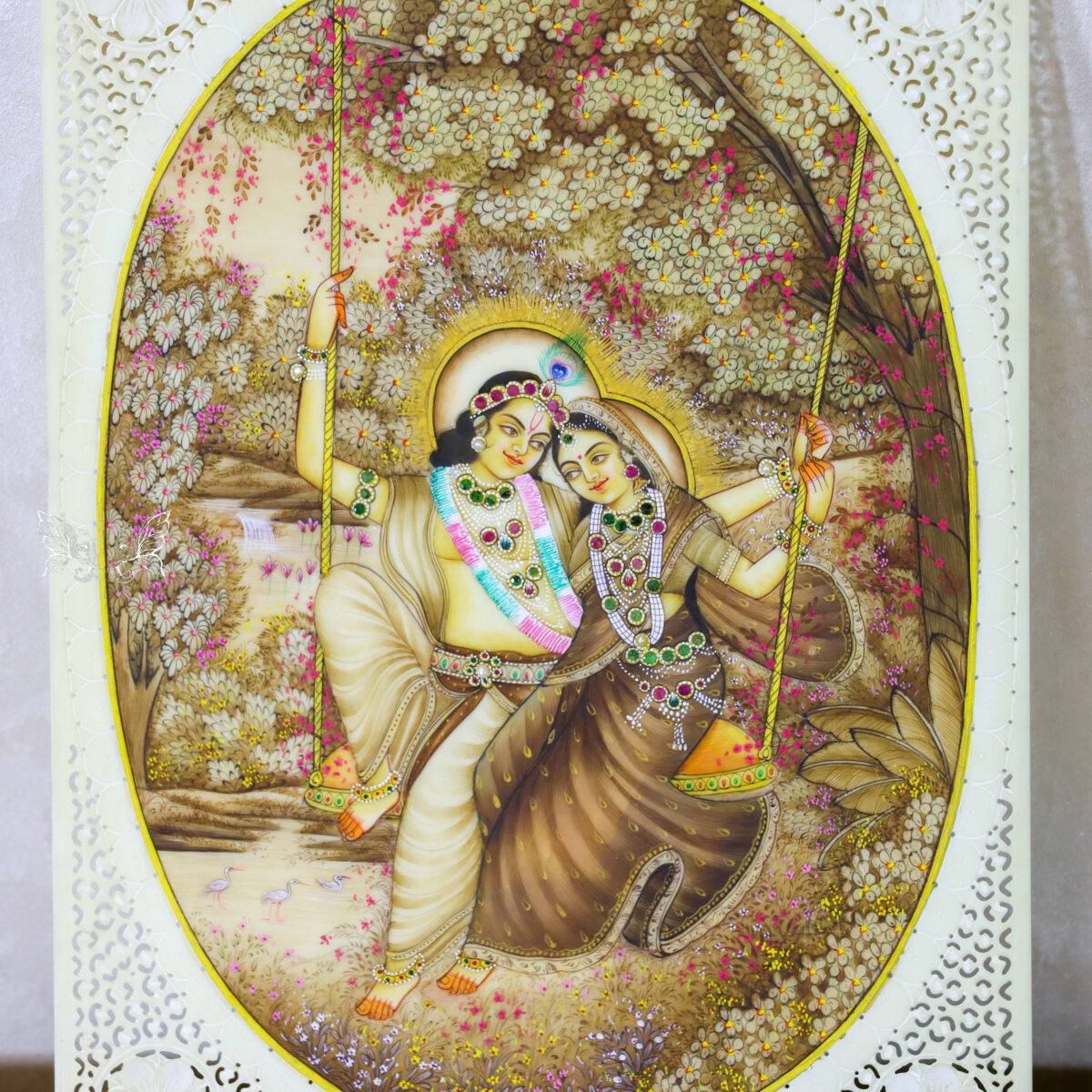radha krishna painting