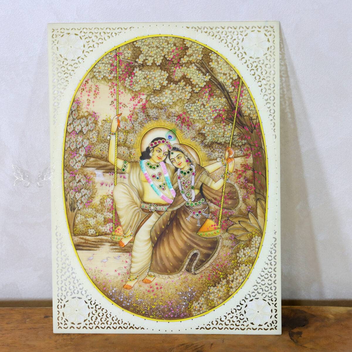 radha krishna painting 16 scaled