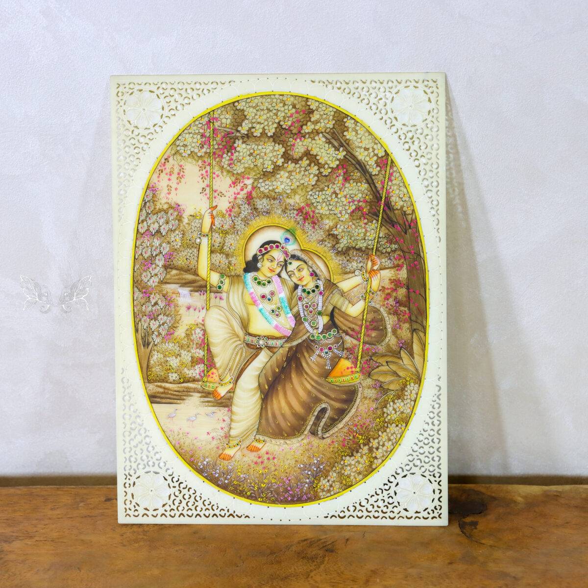 radha krishna painting 17 scaled