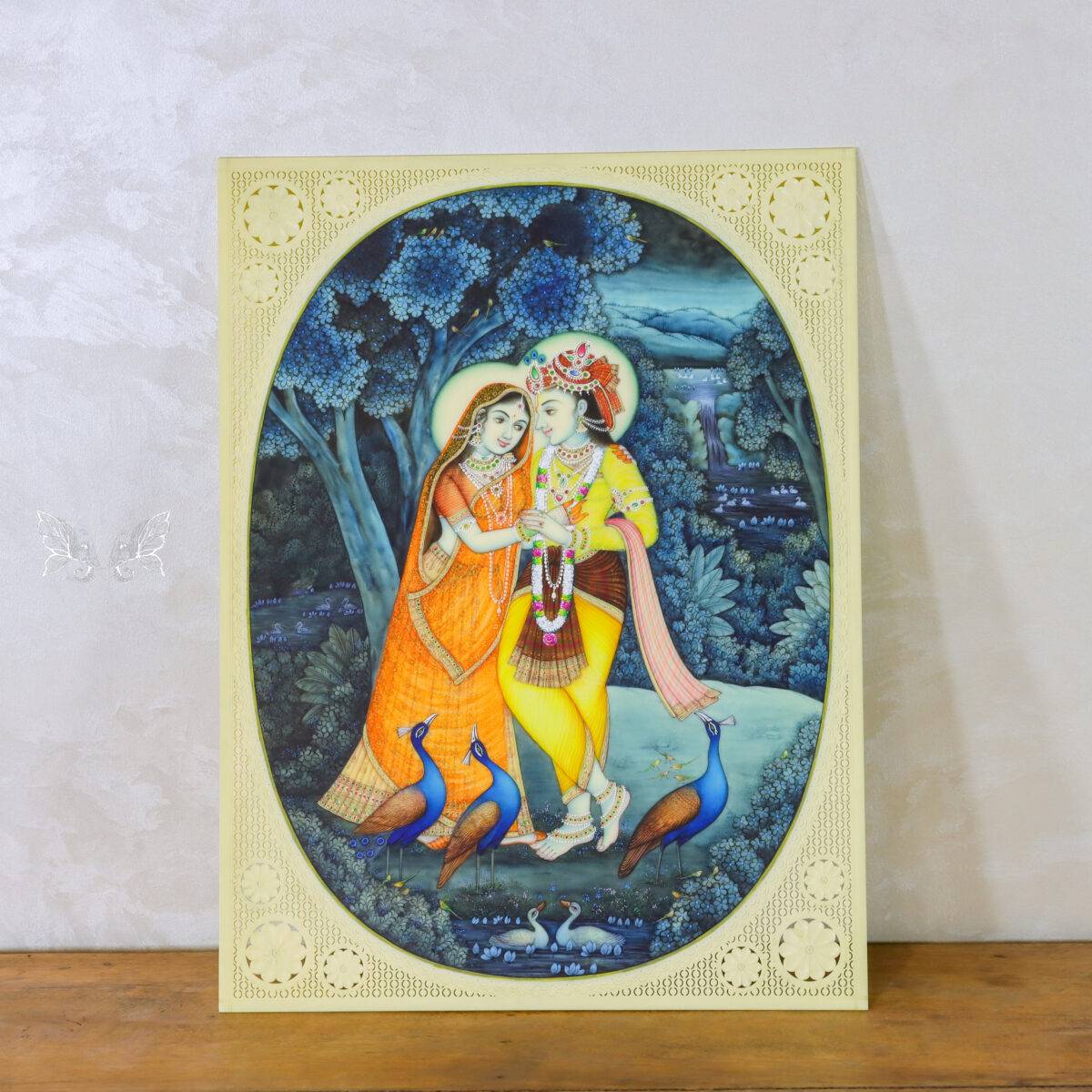 radha krishna painting