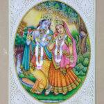 radha krishna painting
