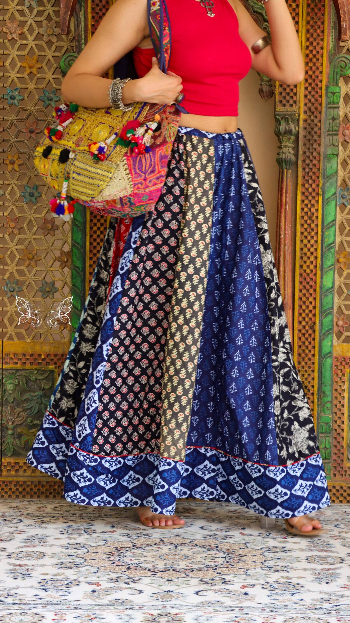 BLOCK PRINT SKIRTS