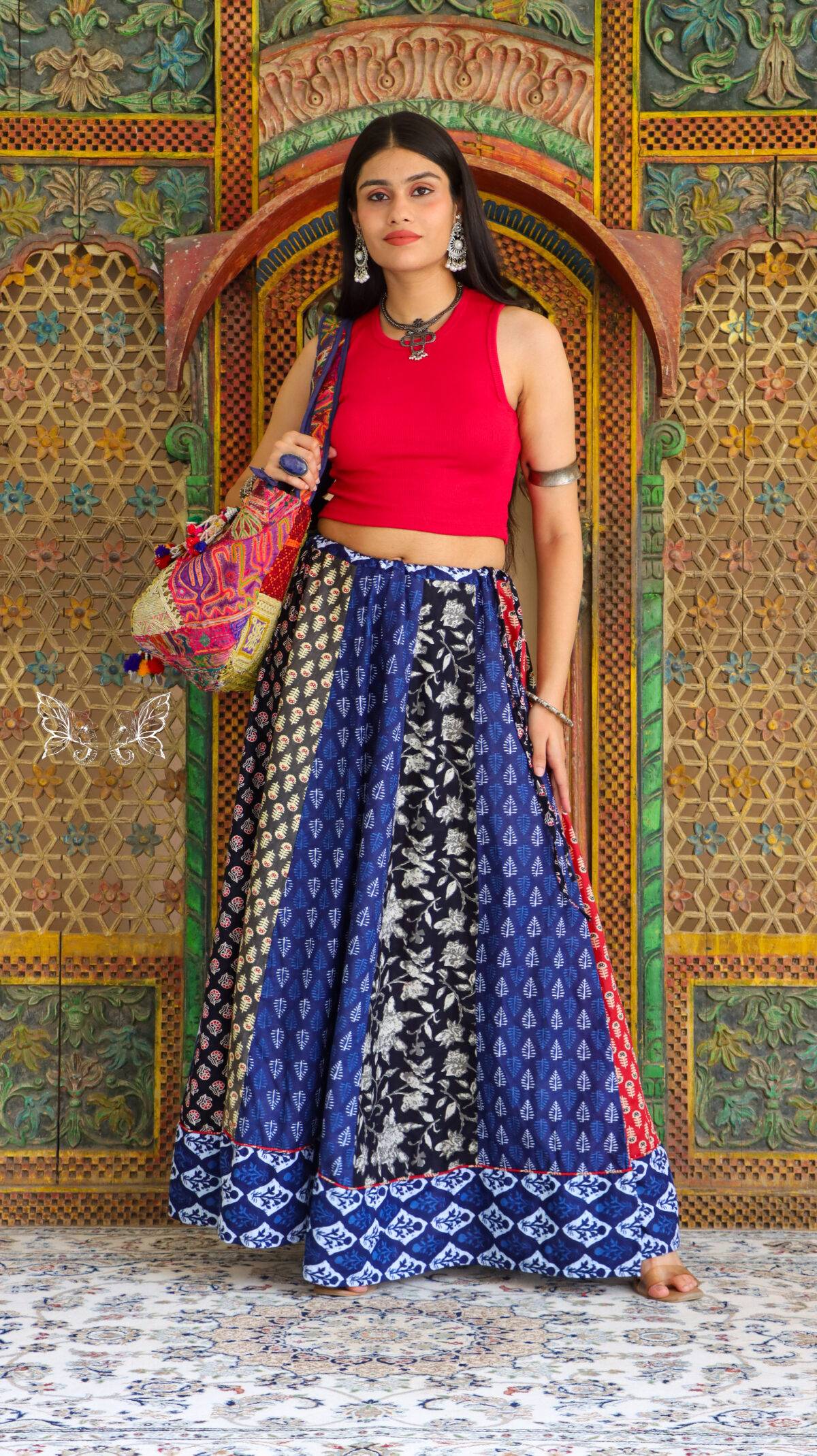 BLOCK PRINT SKIRTS