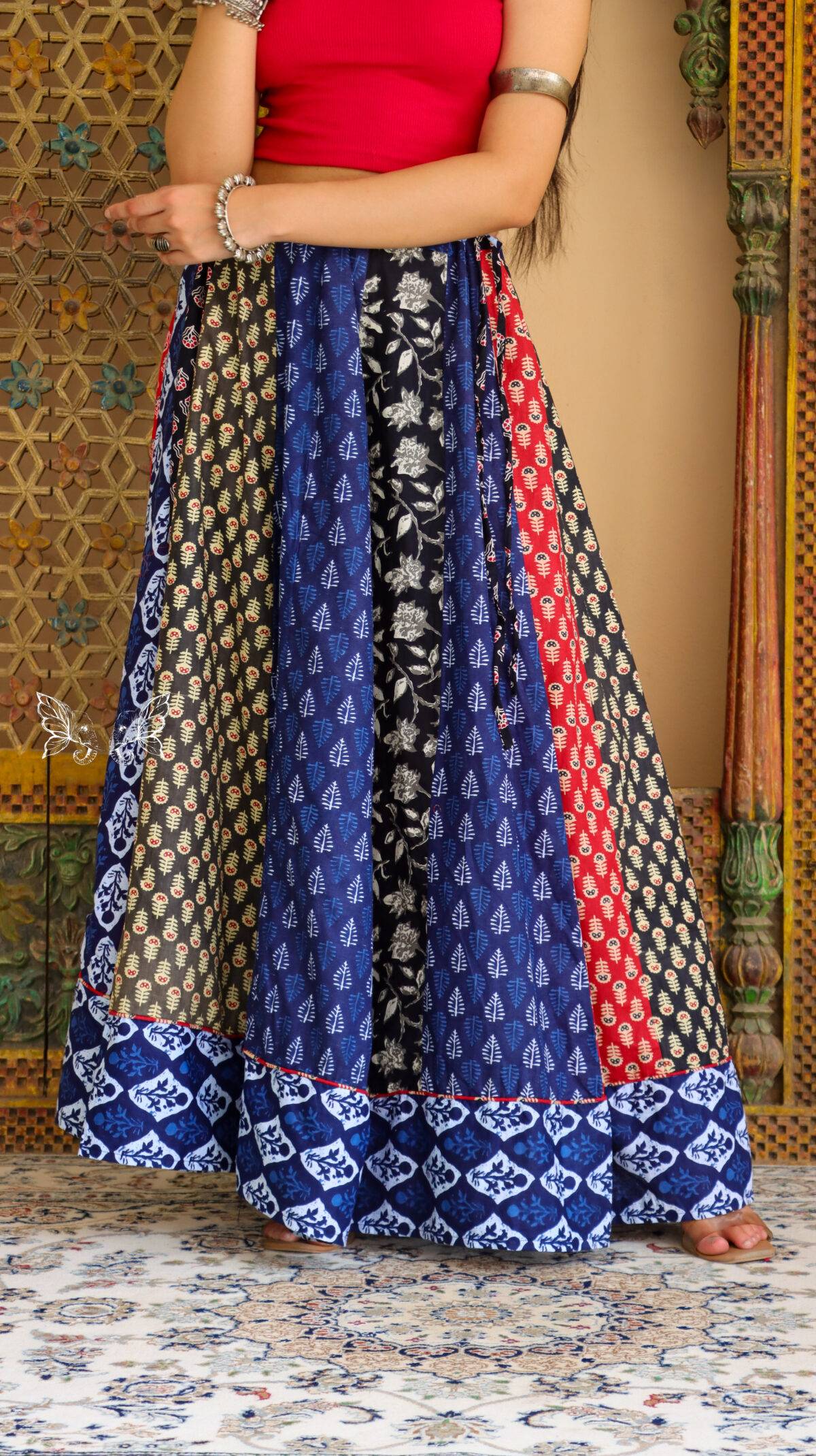 BLOCK PRINT SKIRTS