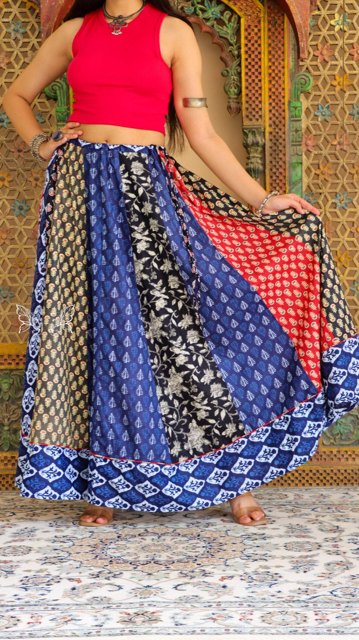 BLOCK PRINT SKIRTS