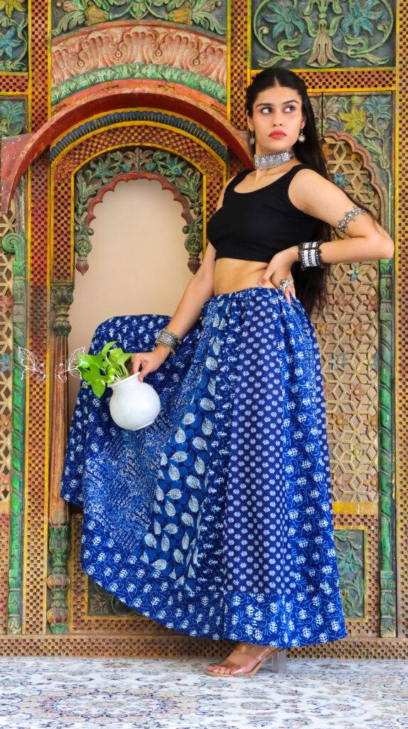 BLOCK PRINT SKIRTS