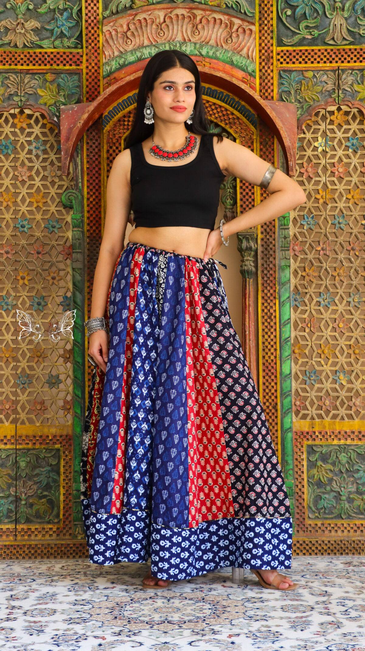 BLOCK PRINT SKIRTS