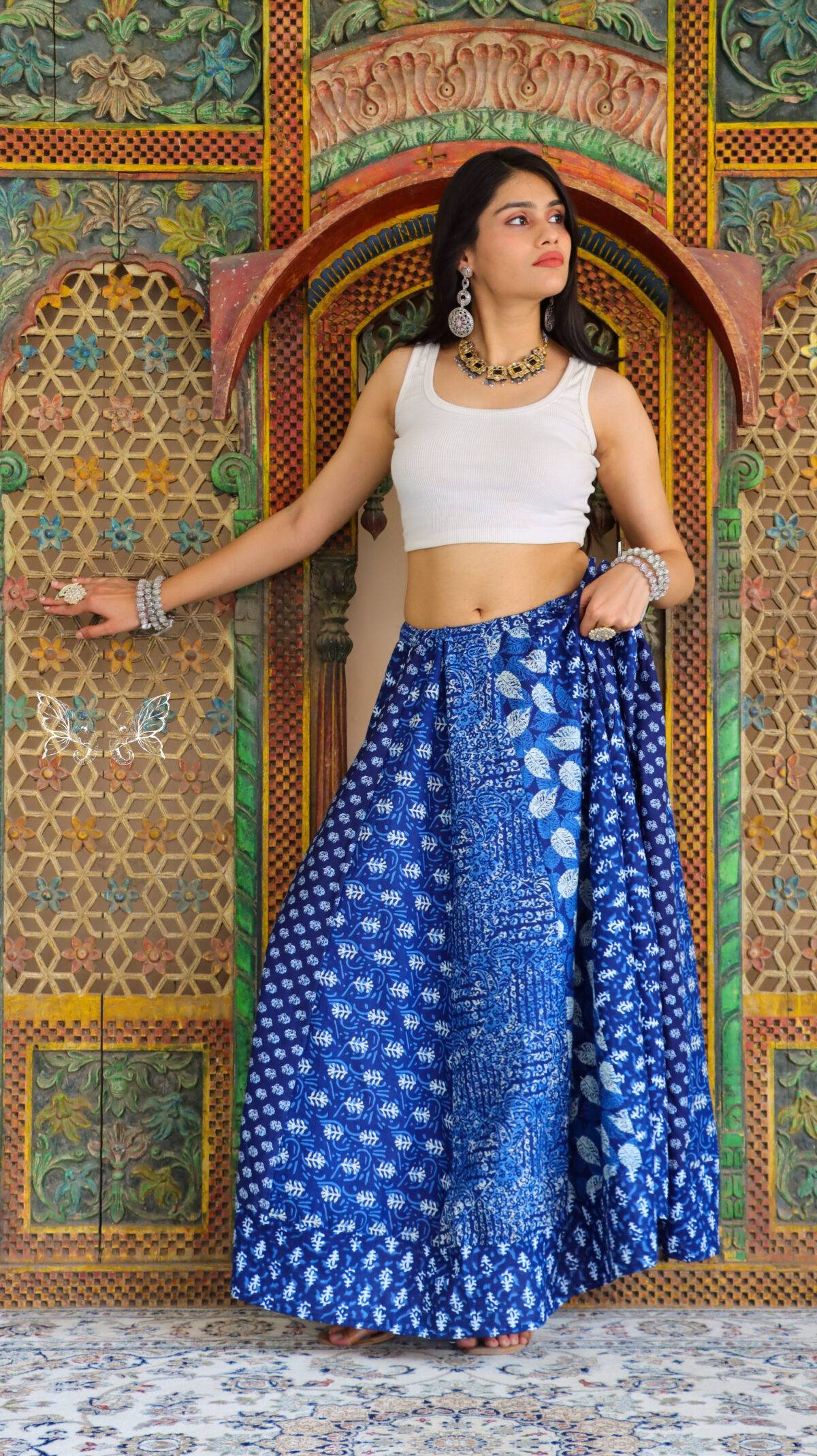 BLOCK PRINT SKIRTS