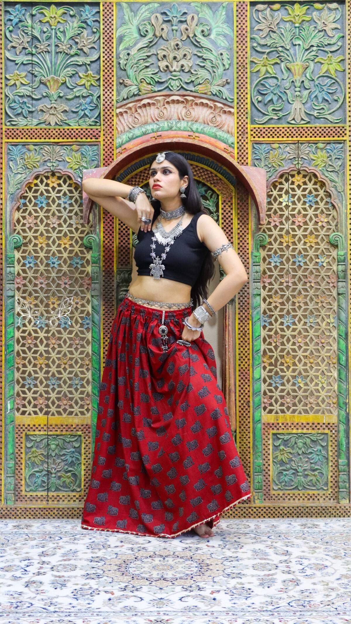 Ajrakh skirts