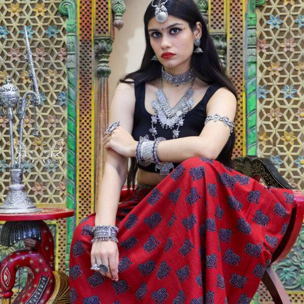 Ajrakh skirts