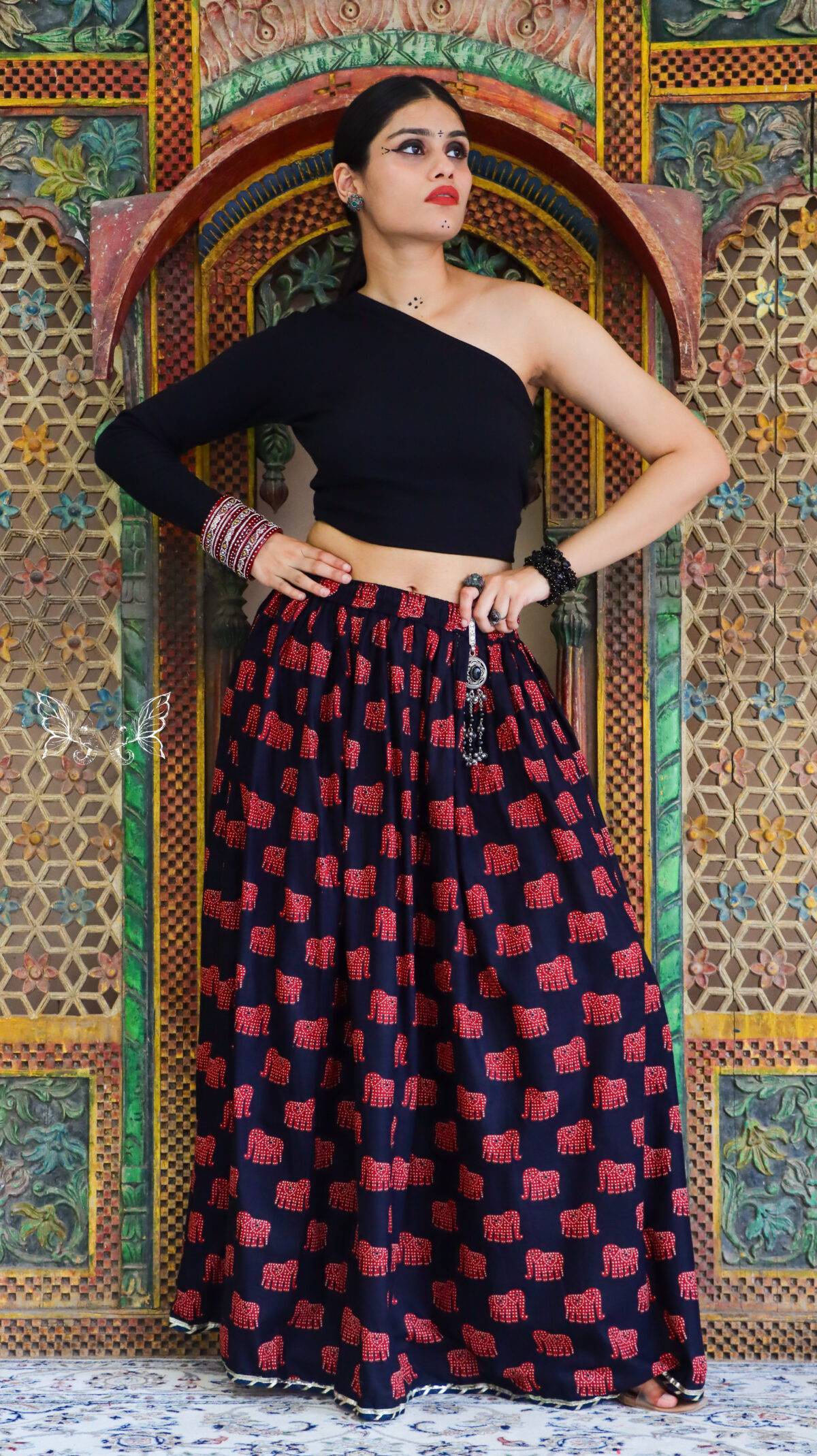 Rayon Cotton skirt