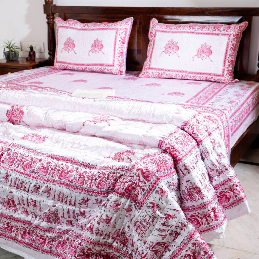 silk quilt