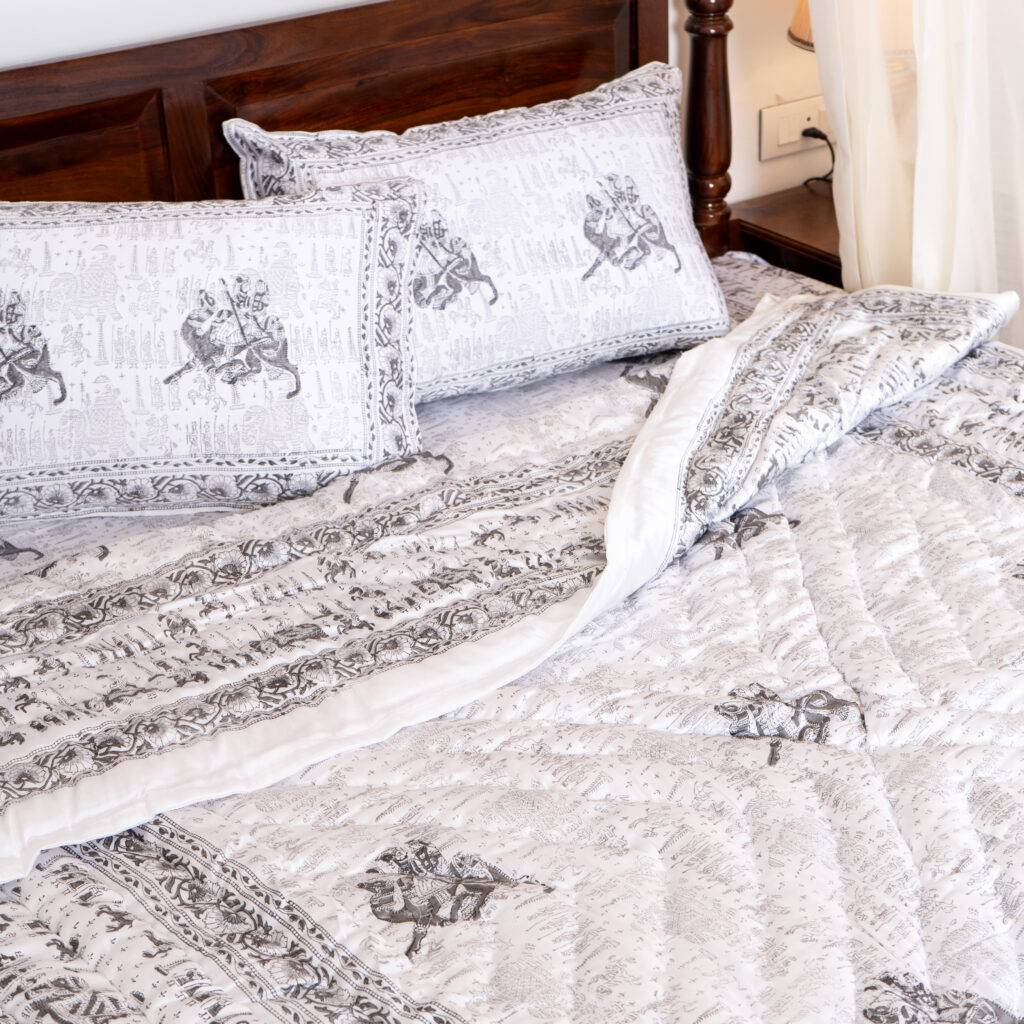 silk bed set
