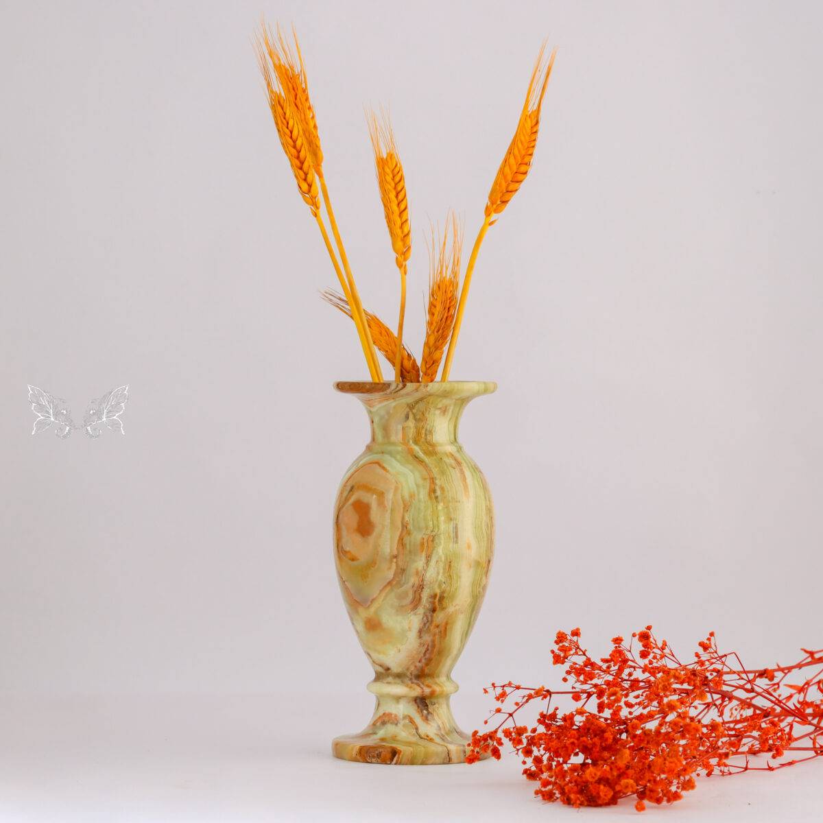 onyx flower vase