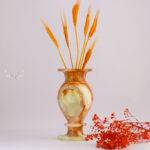 onyx flower vase