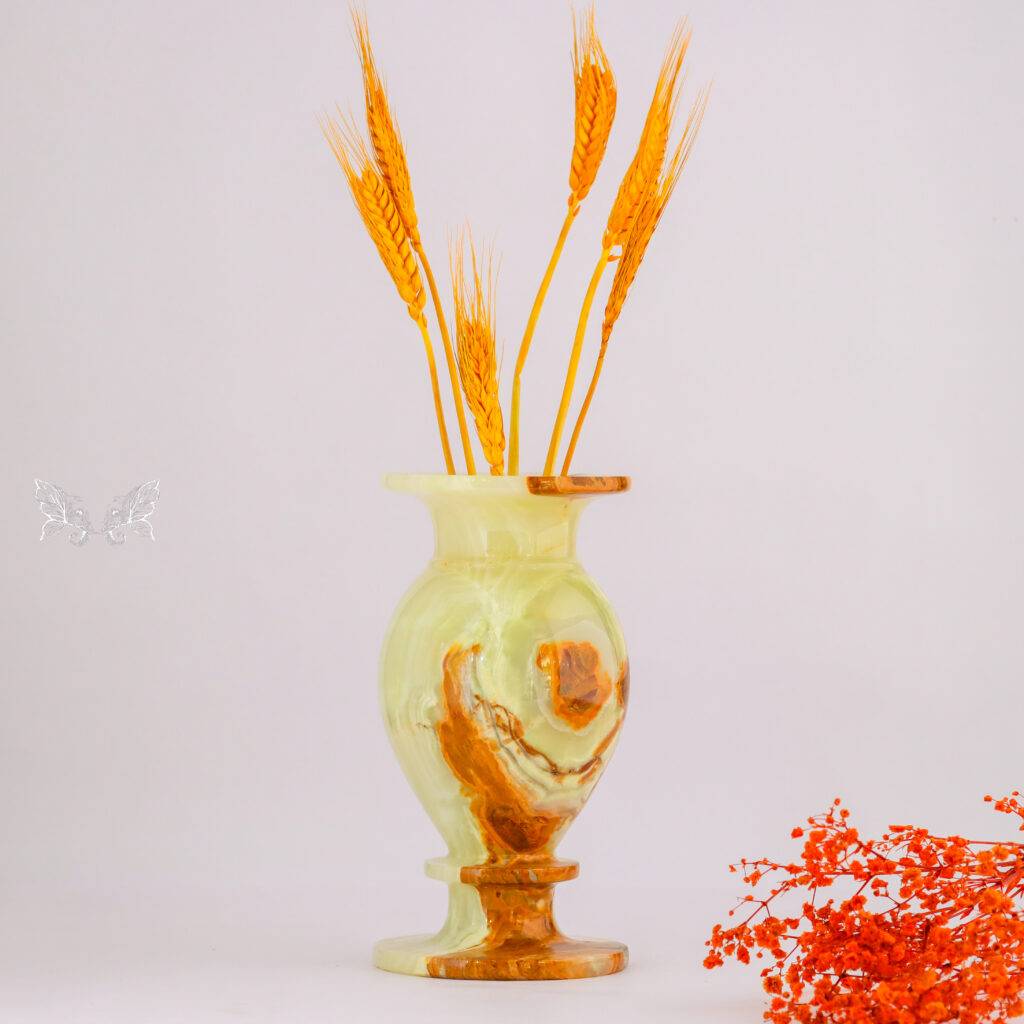 onyx flower vase