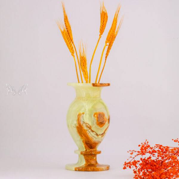 onyx flower vase