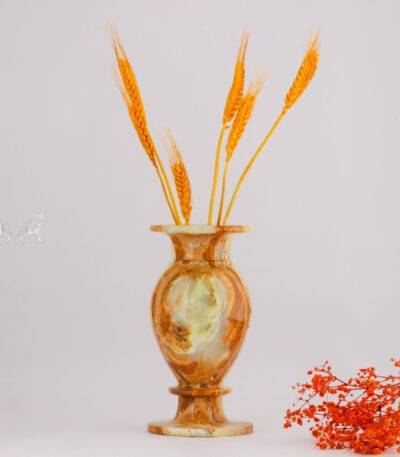 onyx flower vase