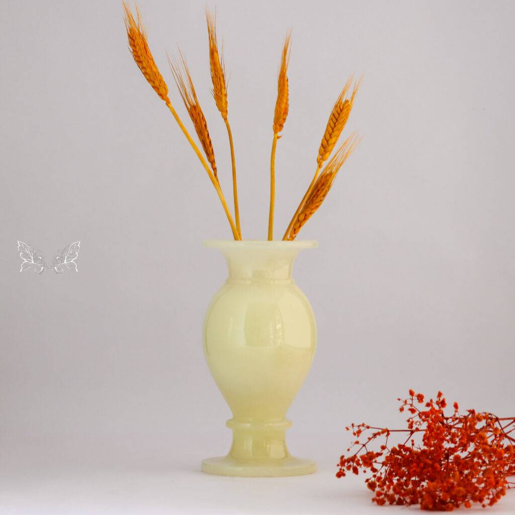 onyx flower vase