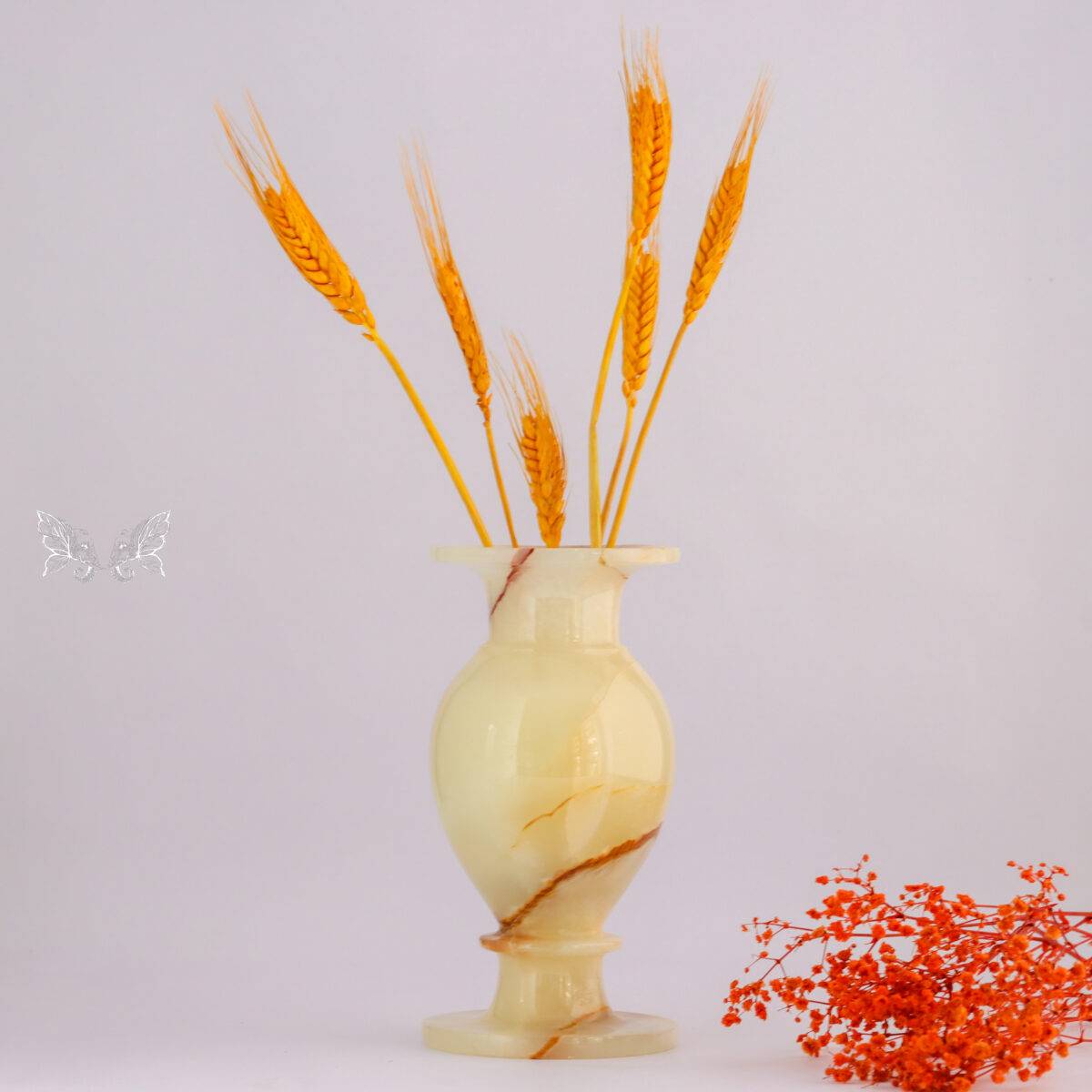 onyx flower vase