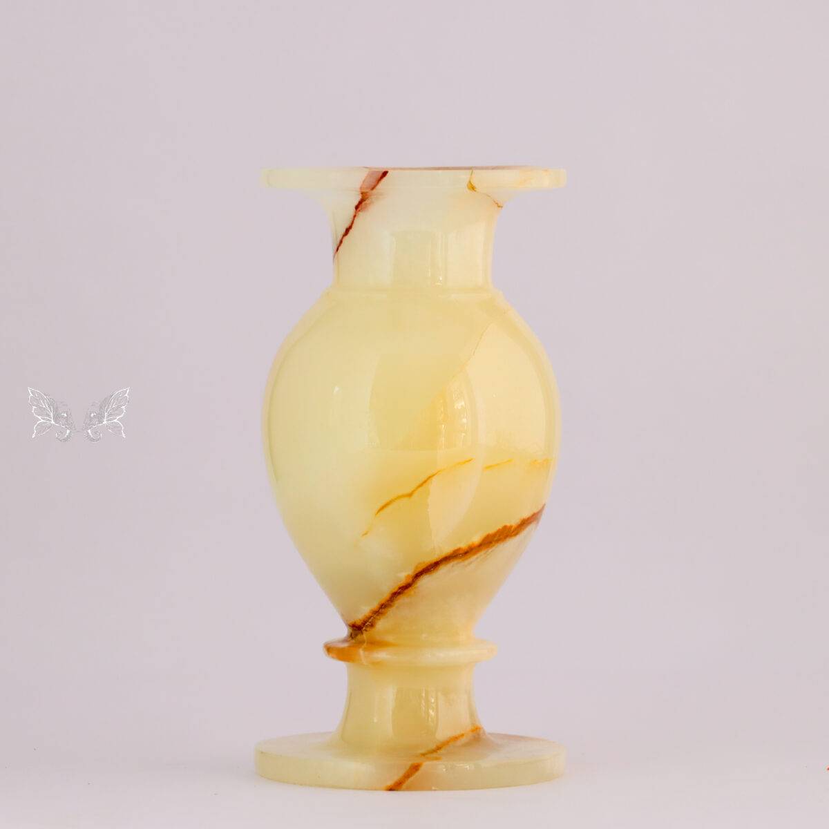 onyx flower vase