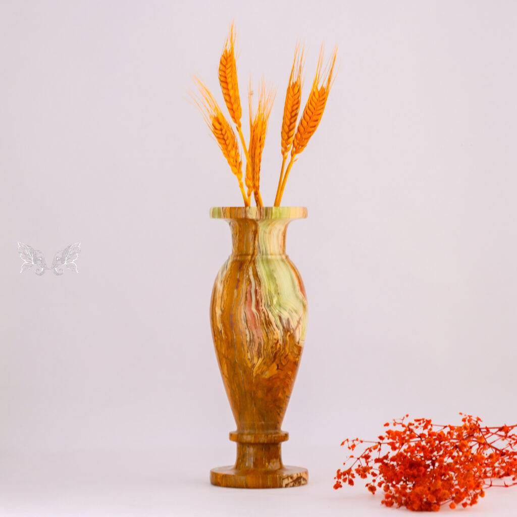 onyx flower vase