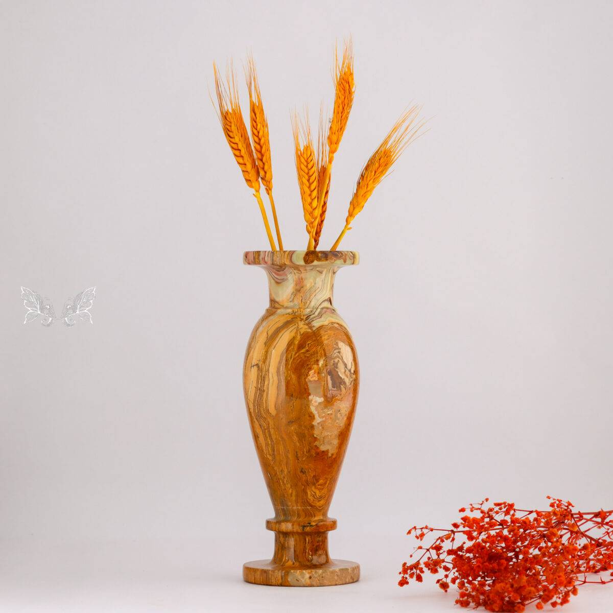 onyx flower vase