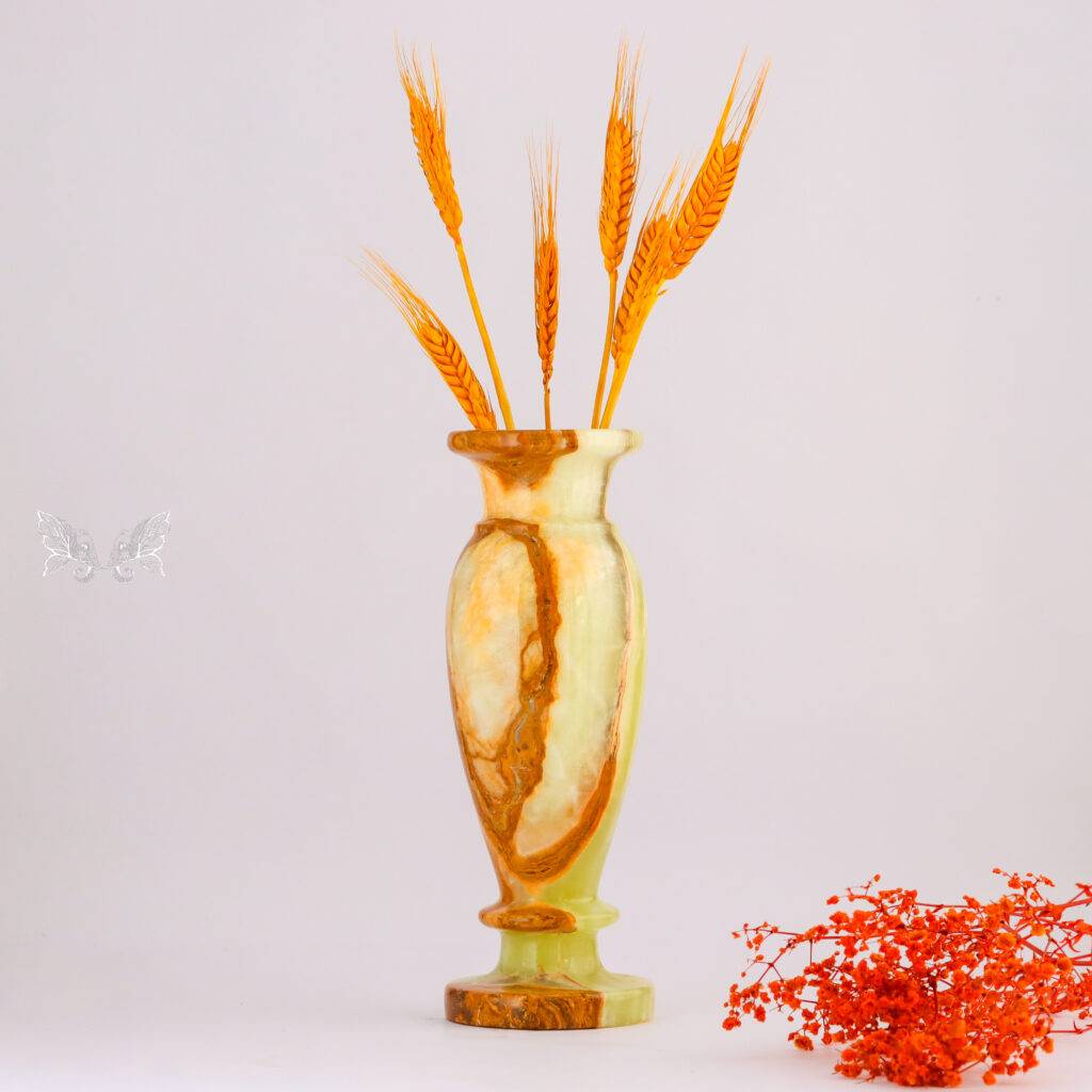 onyx flower vase