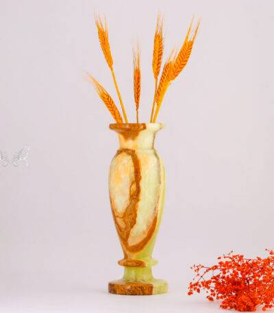 onyx flower vase