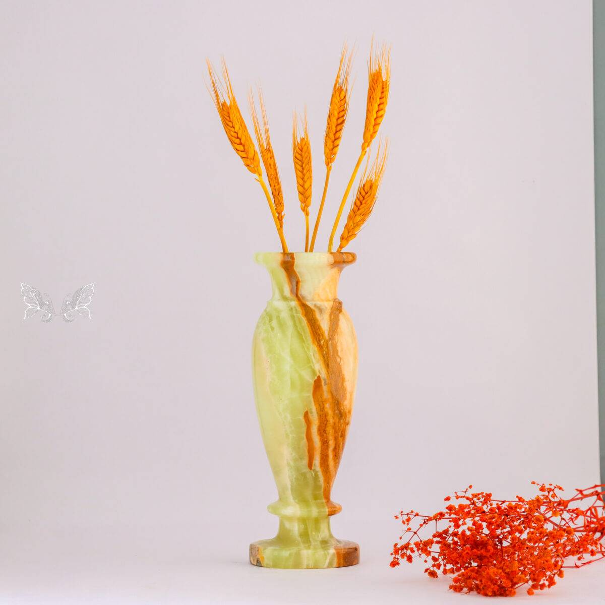 onyx flower vase