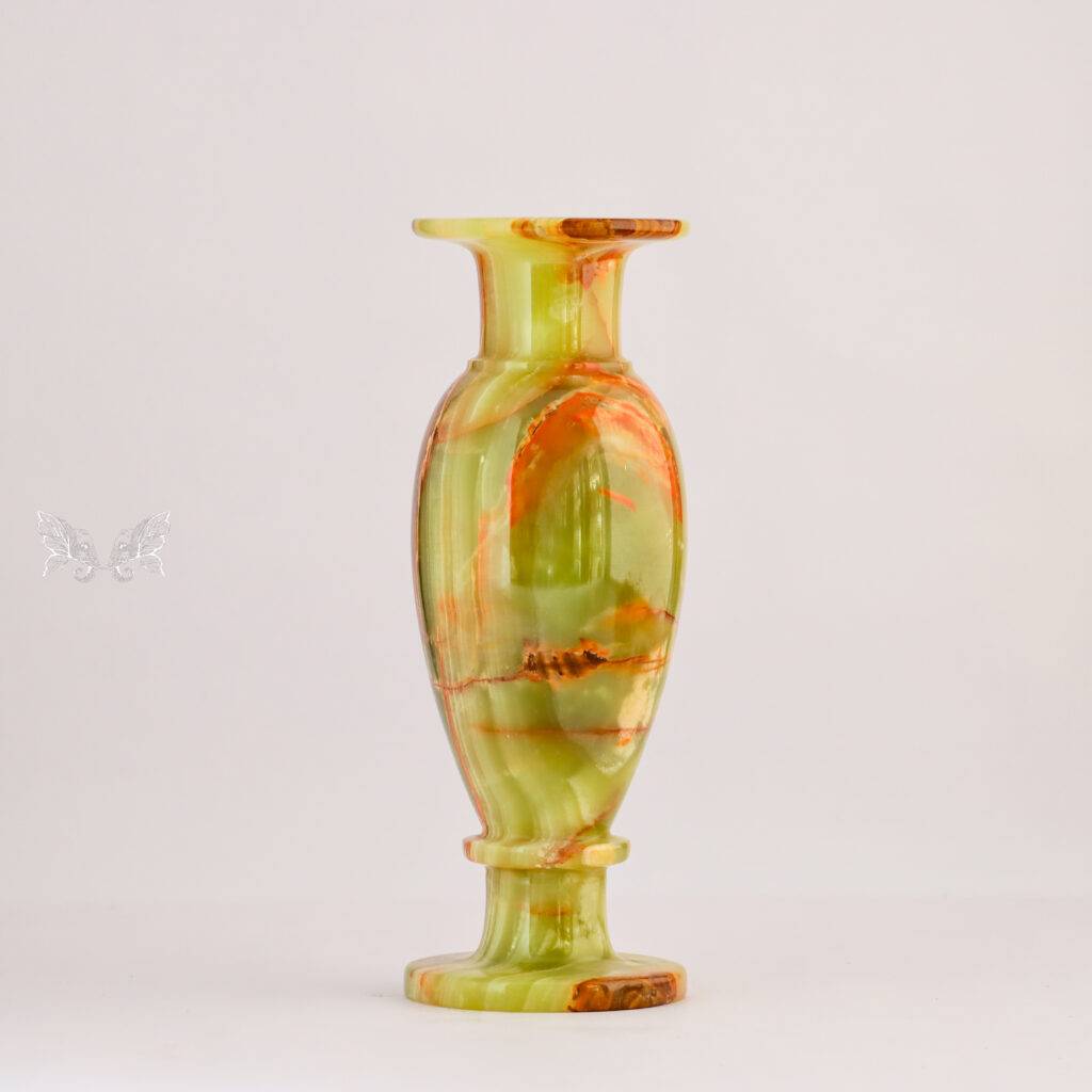 onyx flower vase