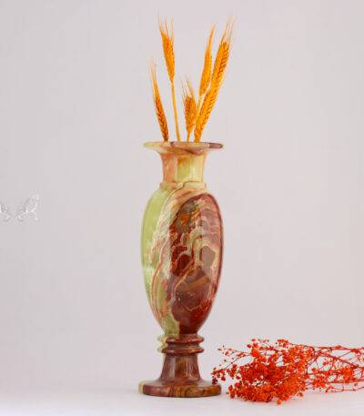 onyx flower vase