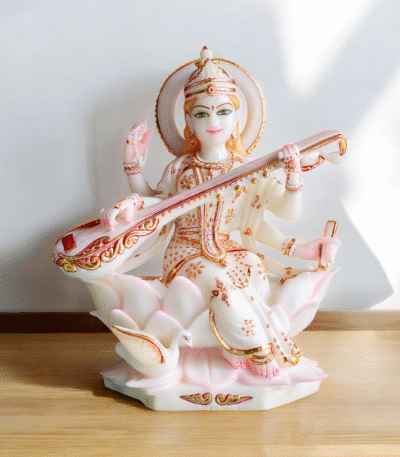 Marble Saraswati Idol